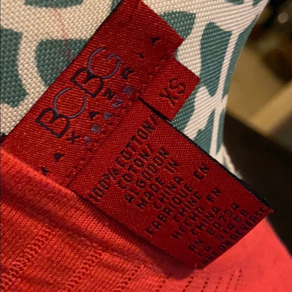 Vintage BCBG Max Azria Coral Pink Crop Top XS - Picture 2 of 3